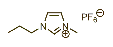 1-Methyl-3-propylimidazolium hexafluorophosphate 구조식