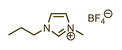 1-Methyl-3-propylimidazolium tetrafluoroborate 구조식