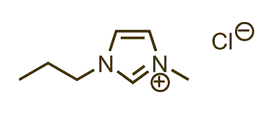 1-Methyl-3-propylimidazolium chloride 구조식