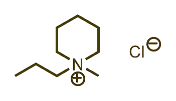 1-Methyl-1-propylpiperidinium chloride 구조식