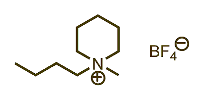 1-Butyl-1-methylpiperidinium tetrafluoroborate 구조식
