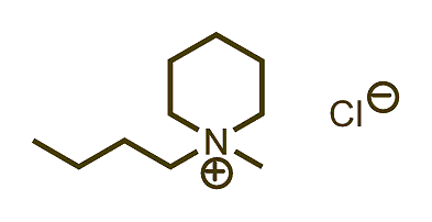 1-Butyl-1-methylpiperidinium chloride 구조식