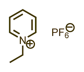 1-Ethylpyridinium hexafluorophosphate 구조식