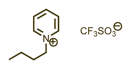 1-Butylpyridinium triflate 구조식