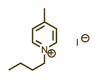 1-Butyl-4-methylpyridinium iodide 구조식