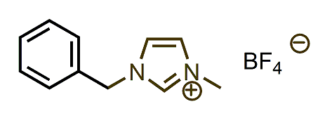 1-Benzyl-3-methylimidazolium tetrafluoroborate 구조식