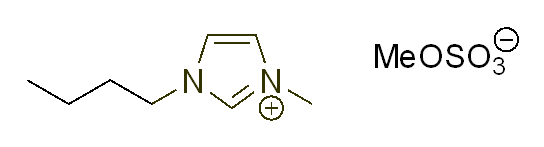 1-Butyl-3-methylimidazolium methyl sulfate 구조식