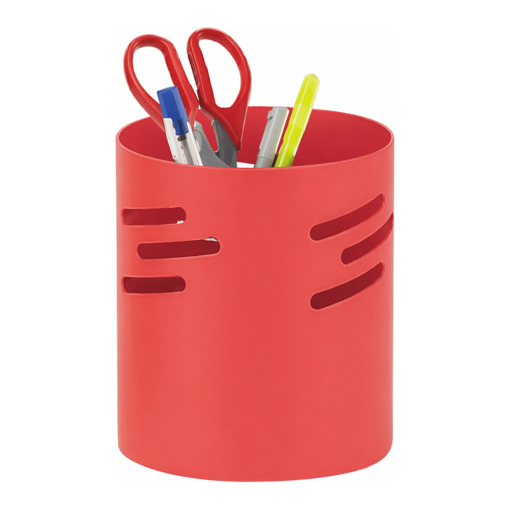 OFFICENEX 아카데미 펜꽂이 MW-605 적색(Φ80x95mm)