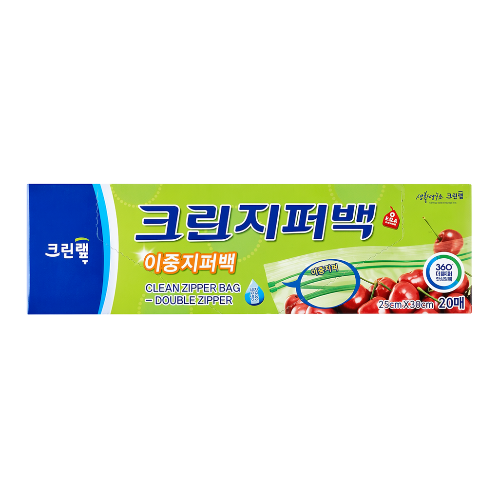 OFFICENEX 크린 이중 지퍼백 25x30cm (20매)