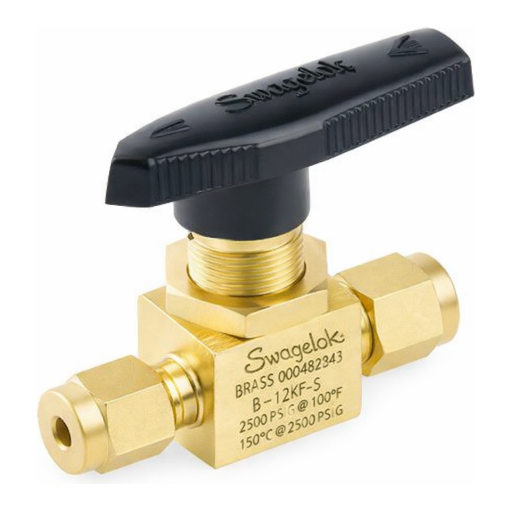Restek Swagelok Valve, 1/8in Brass Ball