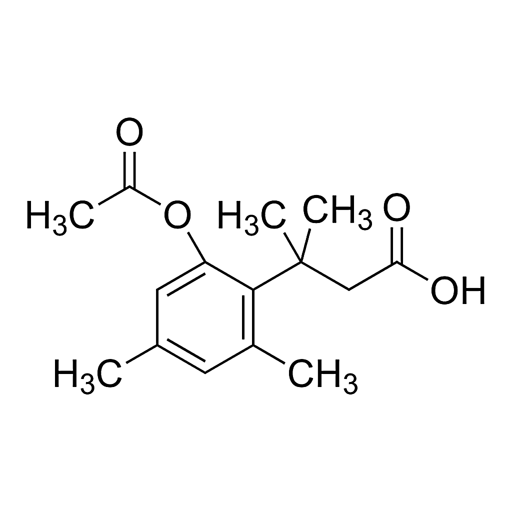 Merck 3-(2-Acetoxy-4,6-dimethylphenyl)-3-methylbutyric acid