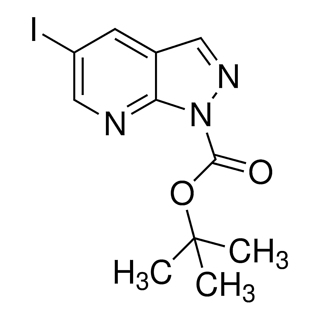 Merck tert-Butyl 5-iodo-1H-pyrazolo[3,4-b]pyridine-1-carboxylate