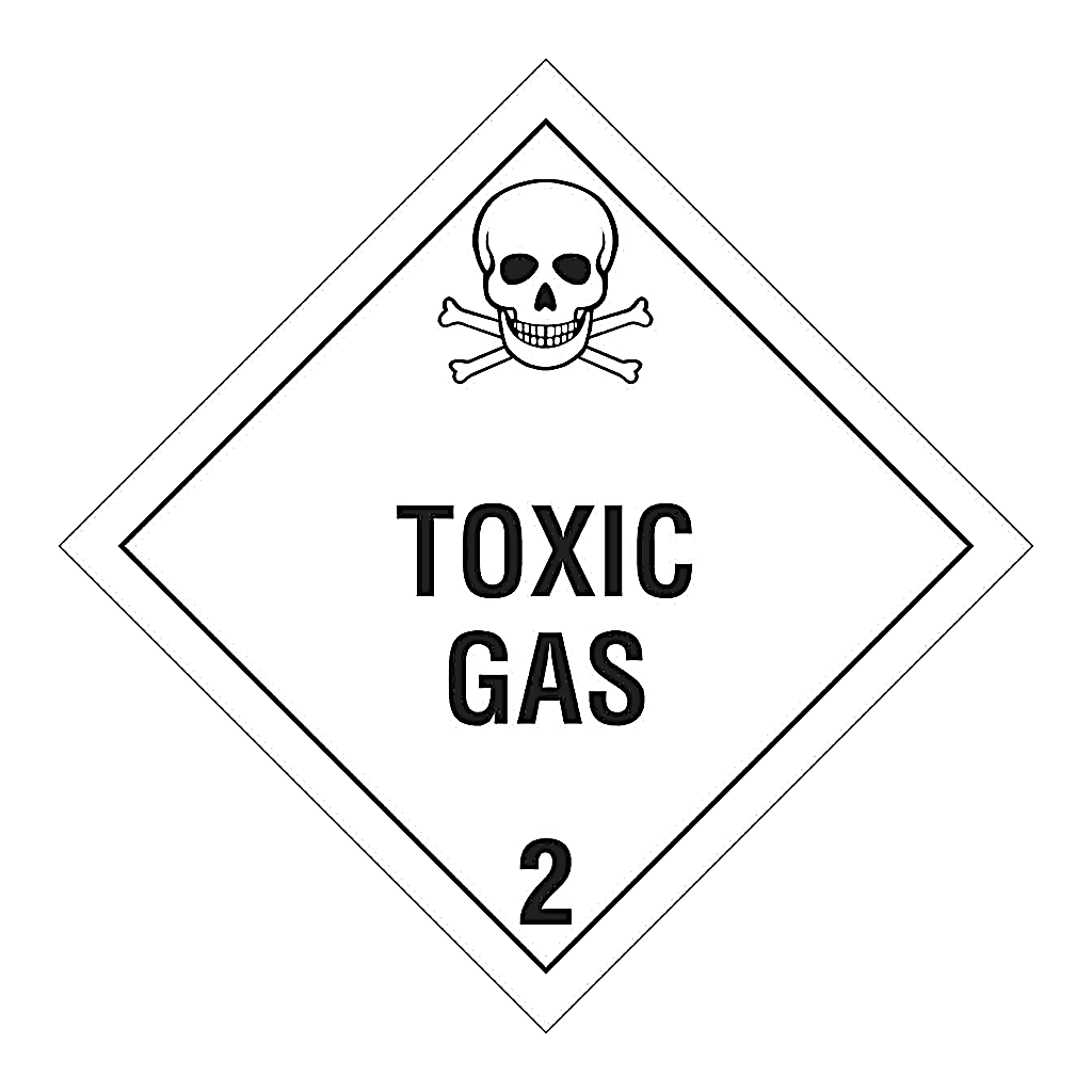 Brady TOXIC GAS Sign