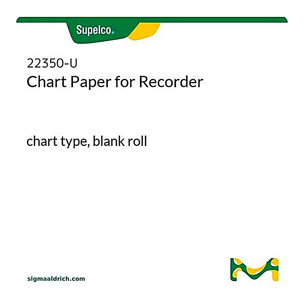 Merck CHART PAPER FOR H.P.3394/3396RECORDER,&