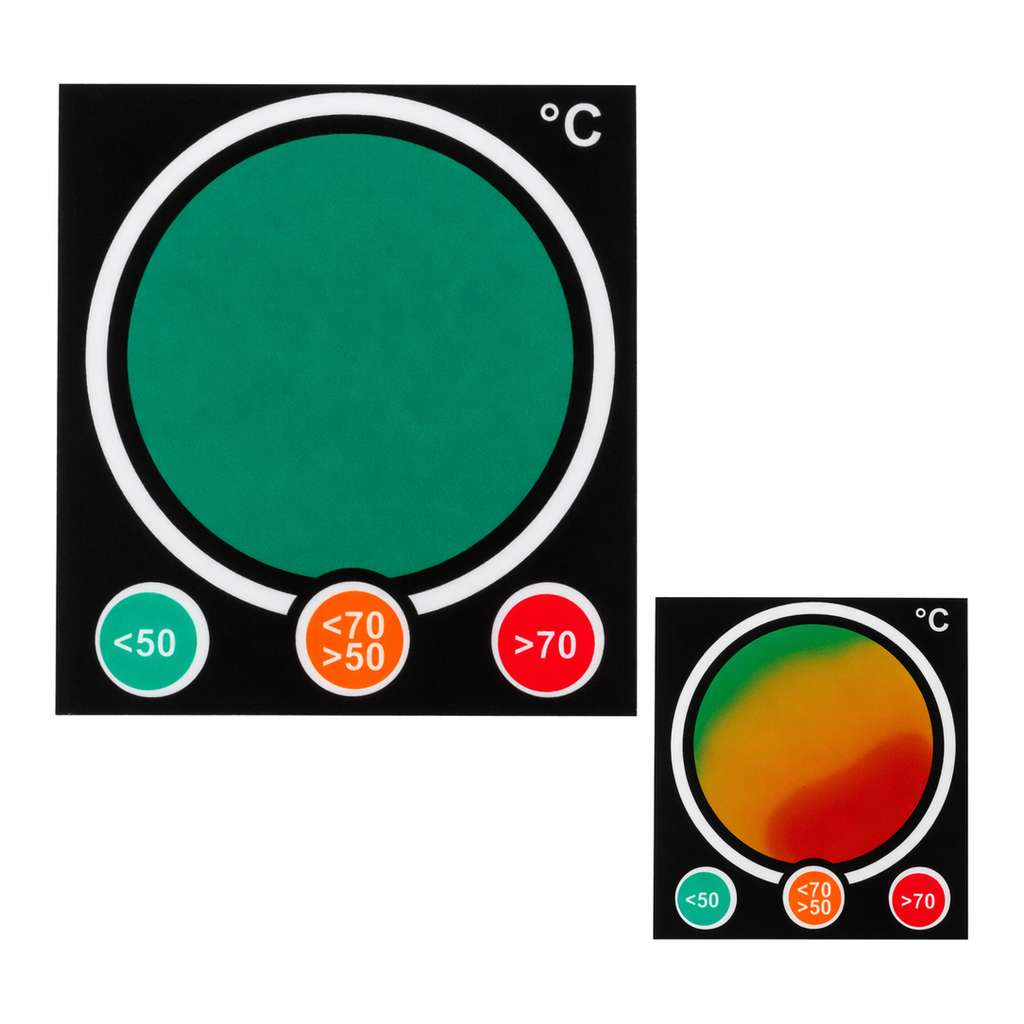 Brady Temperature Indicating Labels 50 C to 70 C