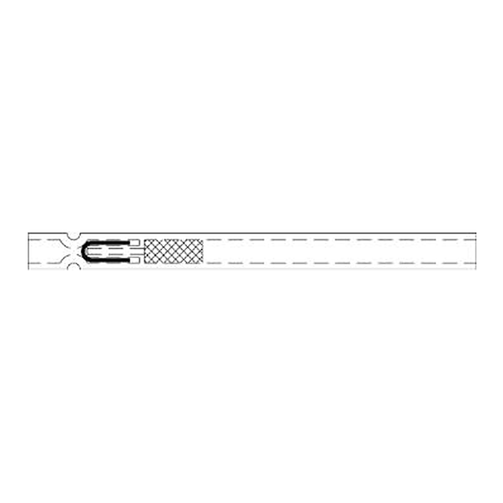 Restek Cup Splitter Liner, 4 mm x 6.3 x 78.5 for Agilent GCs Siltek Deact., w/Deact. Wool, 5-pk.