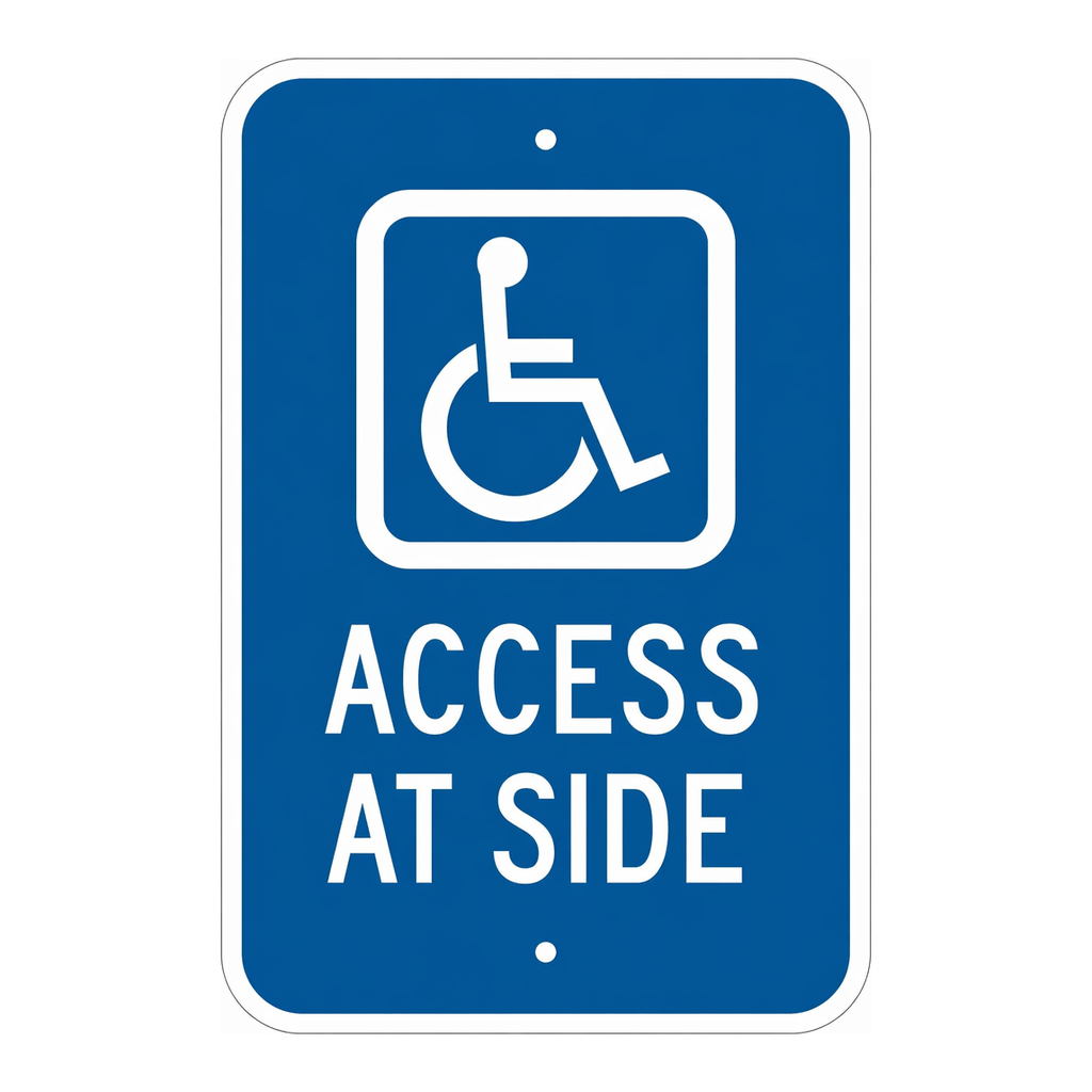 Brady Access At Side Sign
