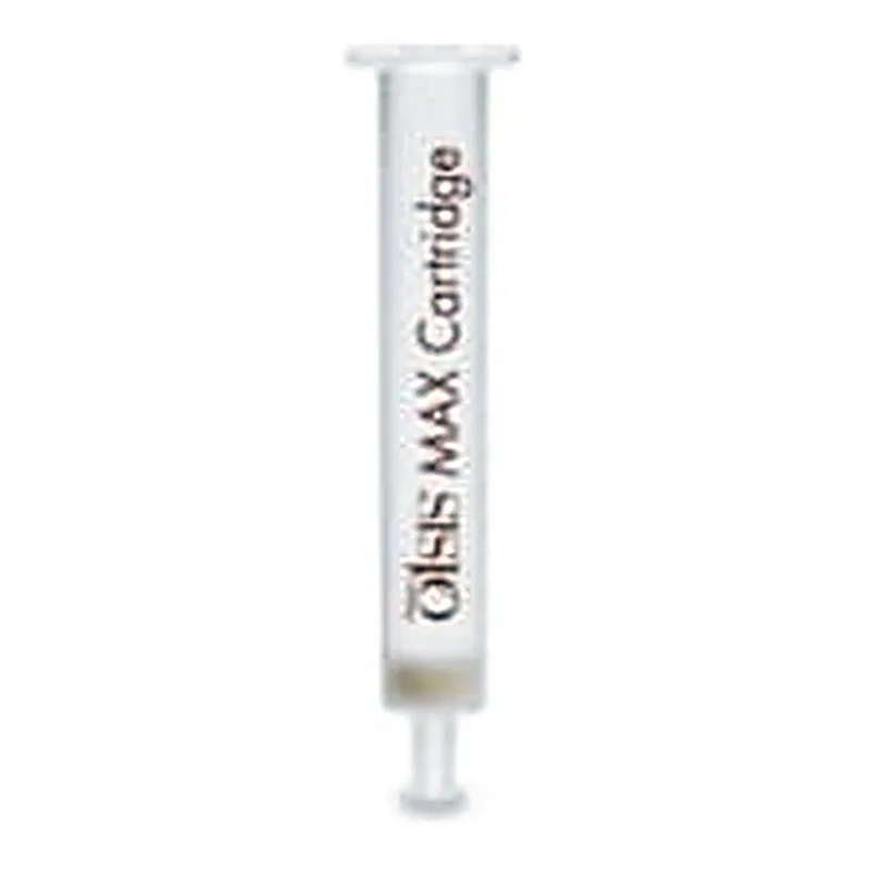 Waters Oasis MAX 3 cc Vac Cartridge, 60 mg Sorbent per Cartridge, 60 µm, 100/pk