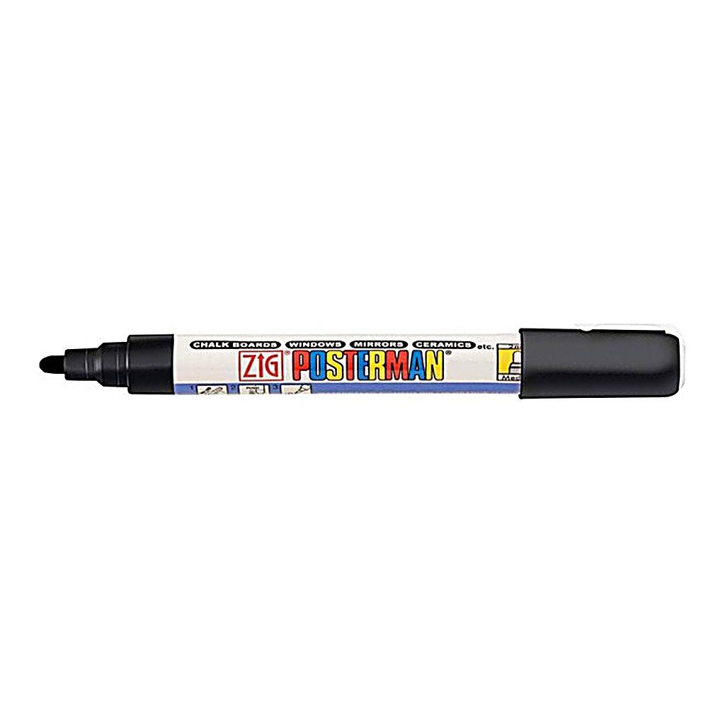 OFFICENEX 지그 포스터맨 수성 마카(2mm/블랙)