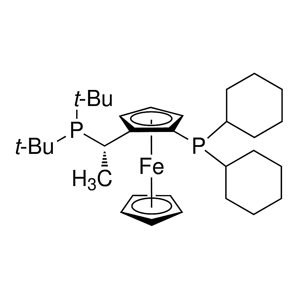 Merck (S)-1-[(RP)-2-(Dicyclohexylphosphino)ferrocenyl]ethyldi-tert-butylphosphine