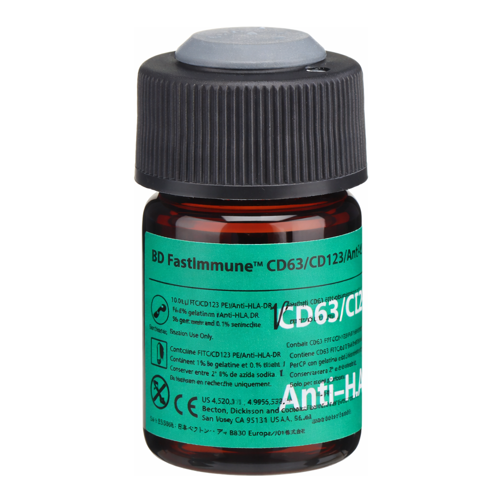 BD Anti-Human CD63 FITC/CD123 PE/HLA-DR PerCP