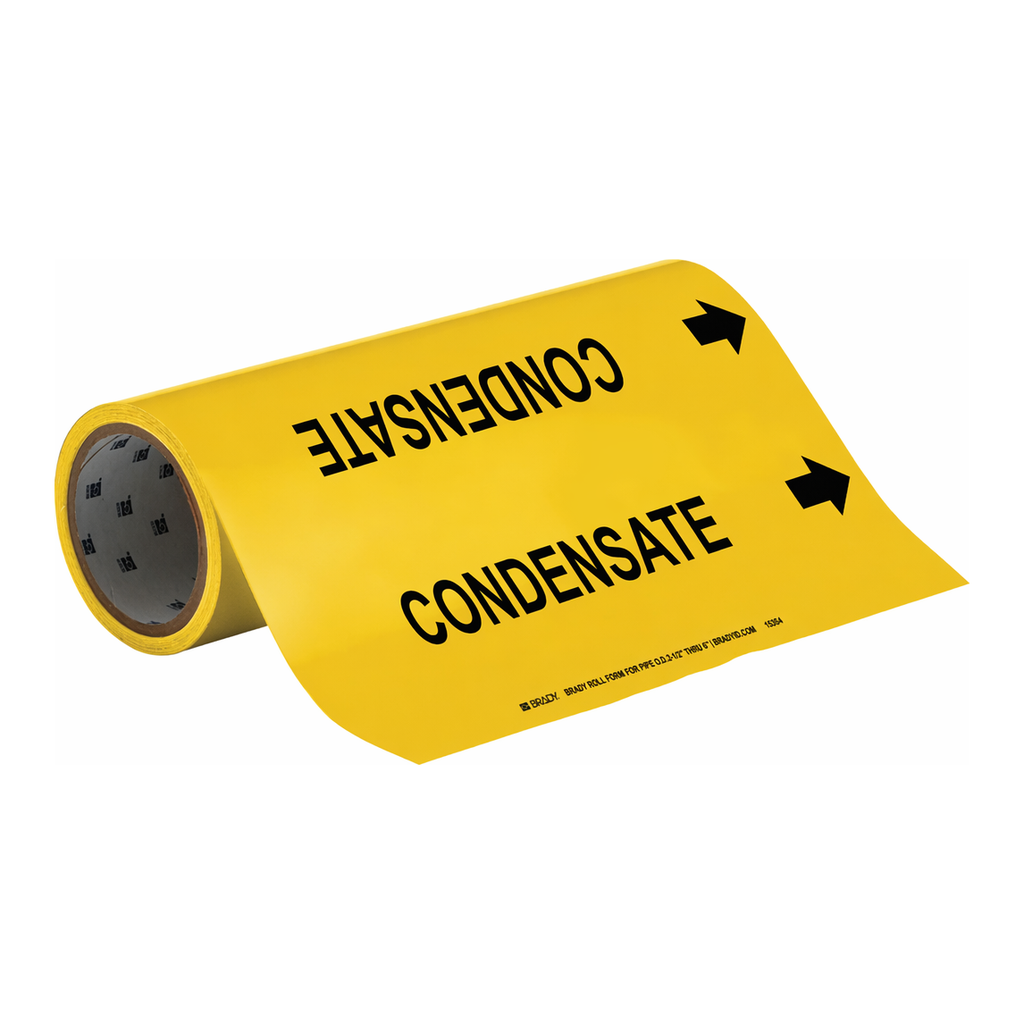 Brady CONDENSATE Roll Form Pipe Marker