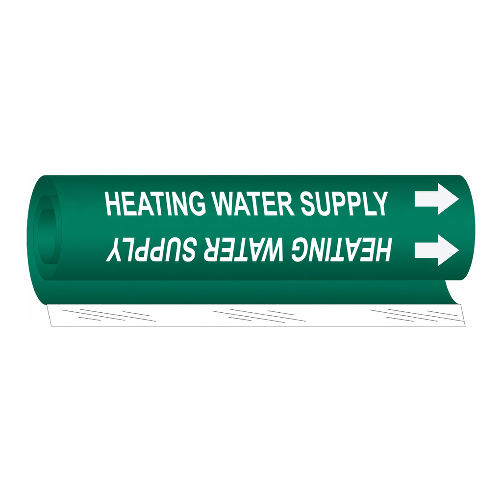 Brady HEATING WATER SUPPLY High Performance Pipe Marker