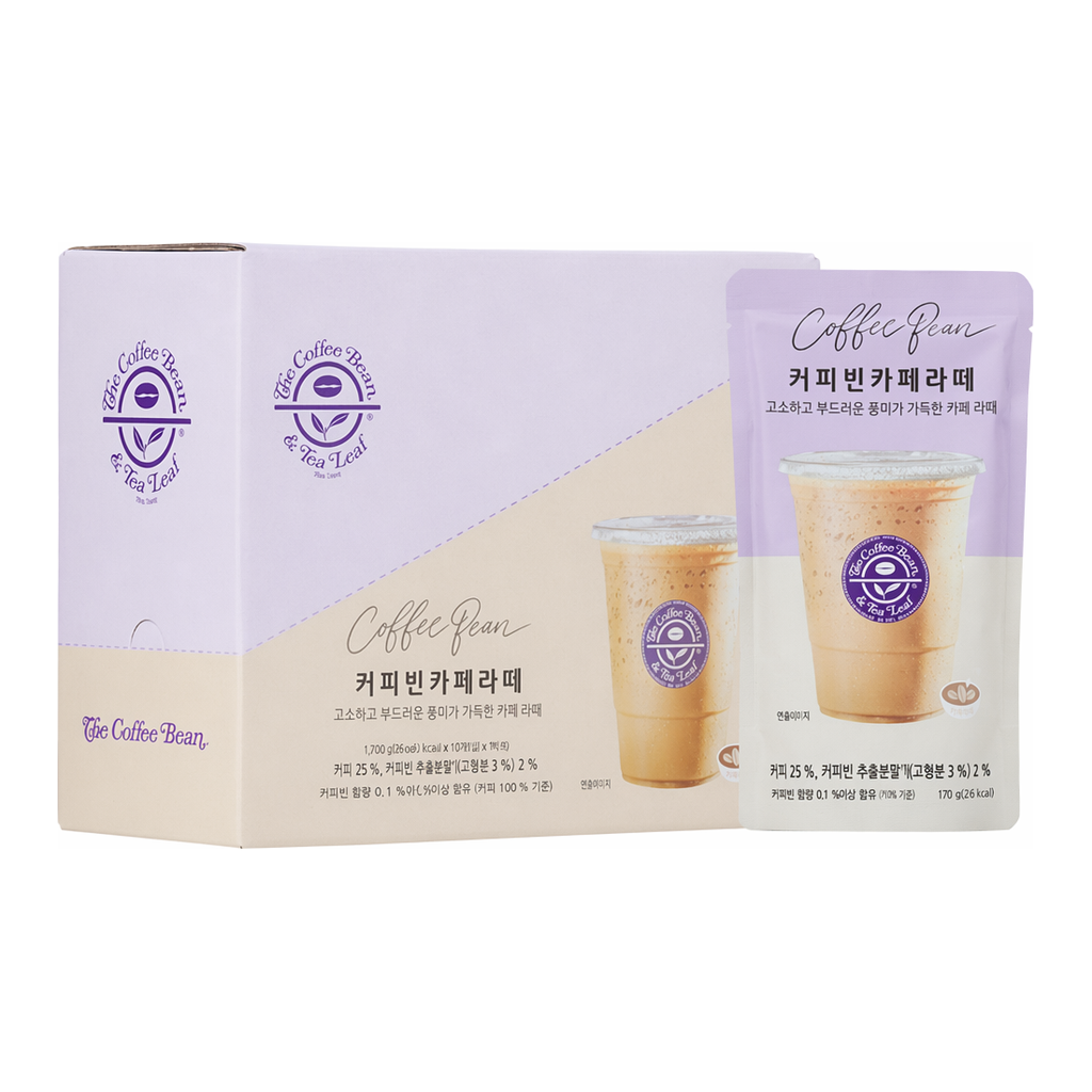 OFFICENEX 커피빈 카페라떼 파우치(190ml*10EA)