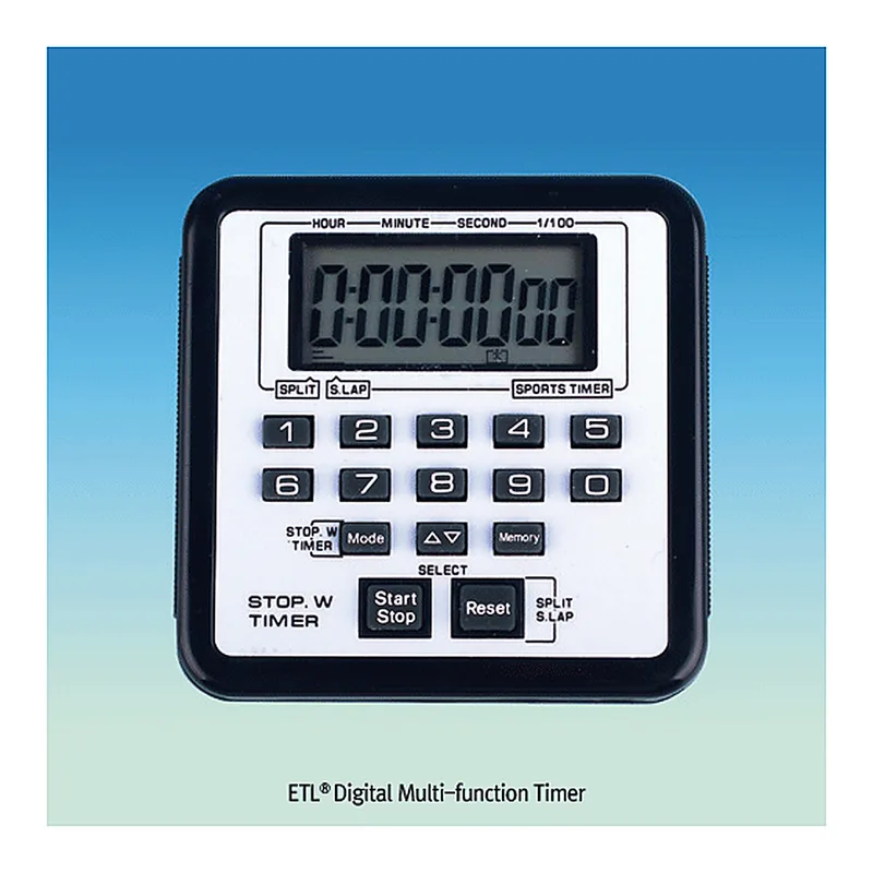 Daihan Science ETL Digital Multi-function Stopwatch/Timer, 0.01sec~100hr<br>With Count-Up/Down