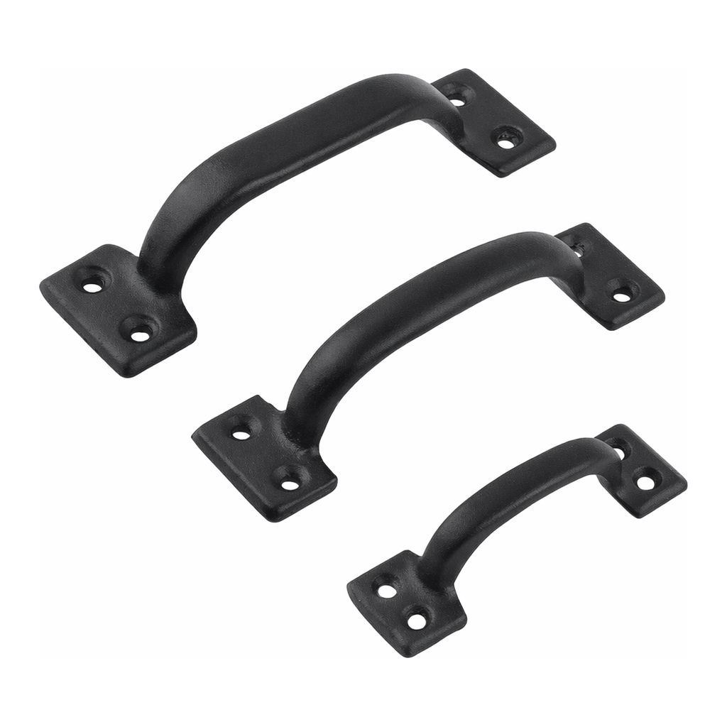 OFFICENEX [업체직송상품](CH)*2구손잡이/AL/사각/흑색/162mm/대