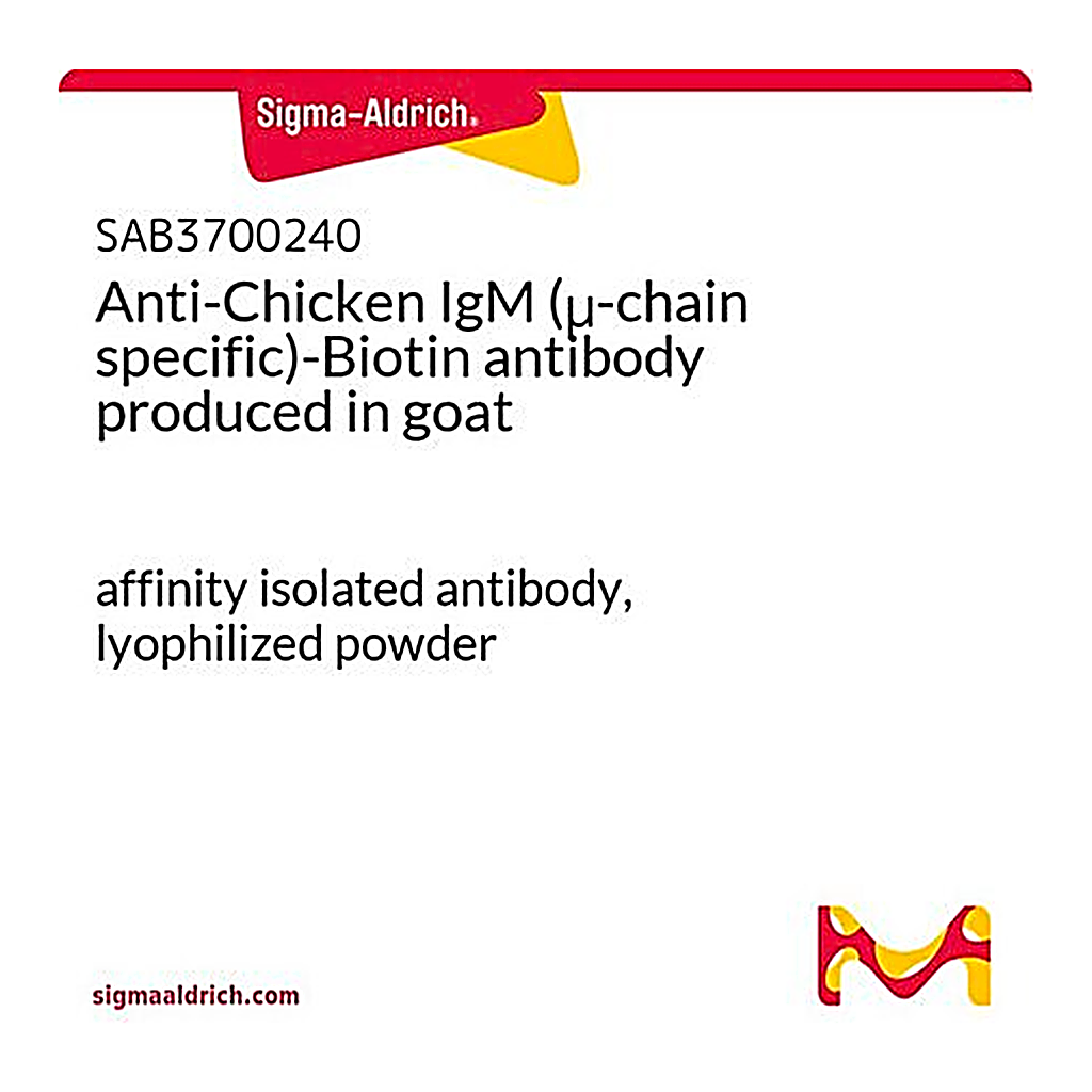 Merck Anti-Chicken IgM (mu-chain specific)-Biotin antibody produced in goat