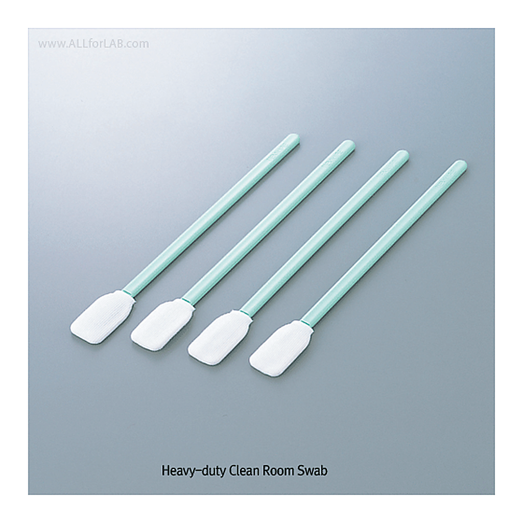 Daihan Science Heavy-duty Clean Room Swab, Polyester-Tip, Length 127.5mm<br>With PP-Handle, 크린룸