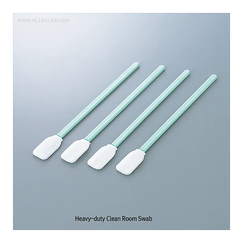 Daihan Science Heavy-duty Clean Room Swab, Polyester-Tip, Length 127.5mm<br>With PP-Handle, 크린룸