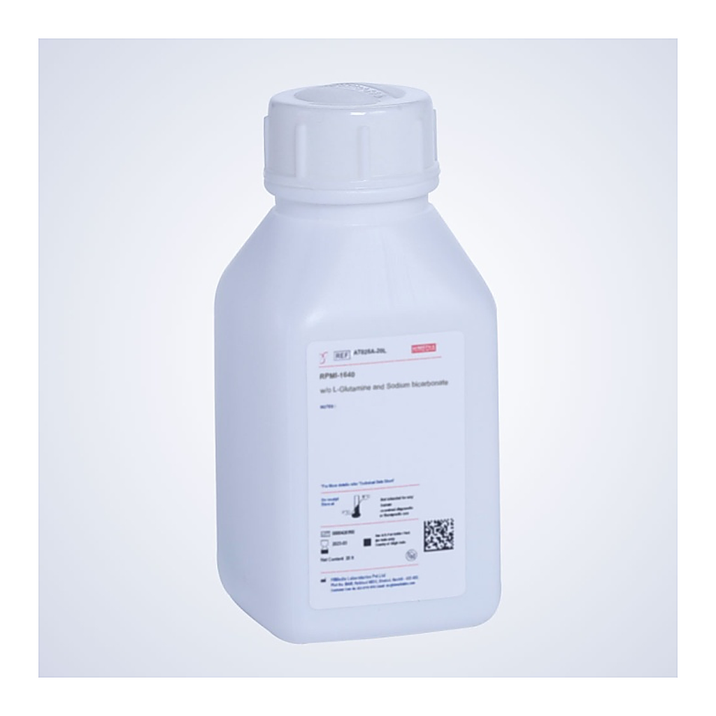 Himedia RPMI-1640 (Modified for Autoclaving) w/o L-Glutamine and Sodium bicarbonate