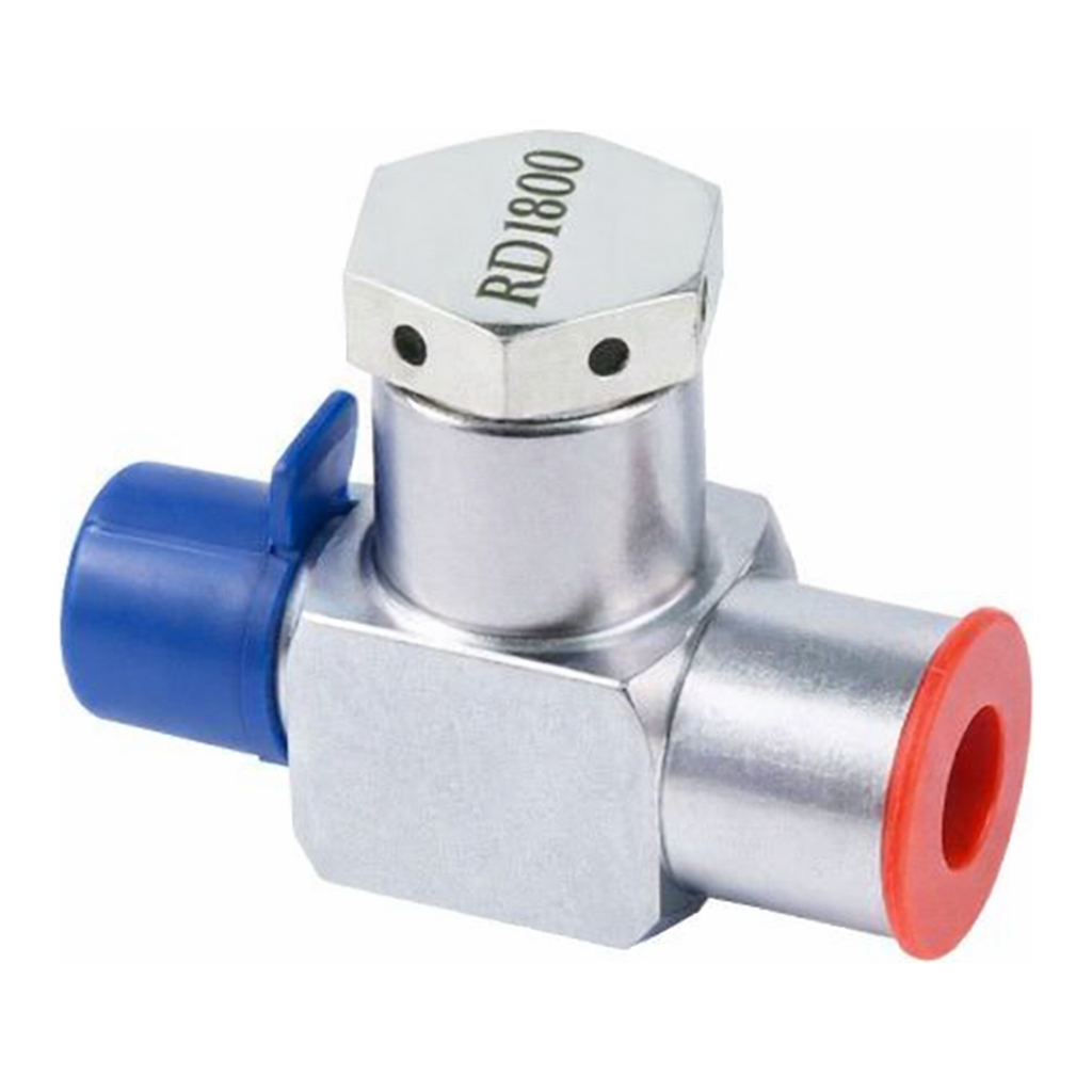 Restek Rupture Disc Tee, 1/4in Male NPT x 1/4in Female NPT 1800psig DOT press rating Sulfinert