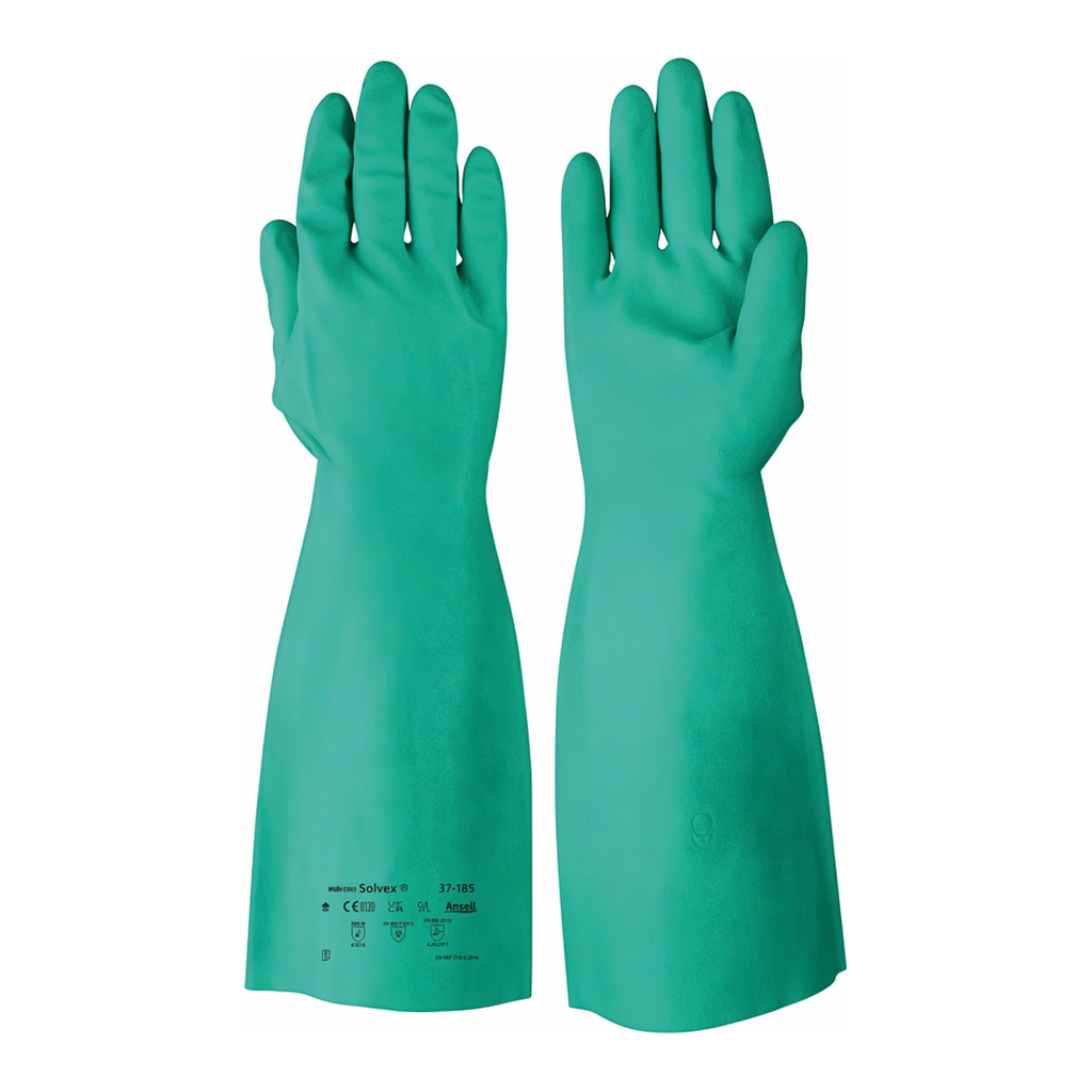 AS ONE Chemical-Resistant Nitrile Gloves, 내유 및 내약품 니트릴장갑(알파텍 솔벡스)