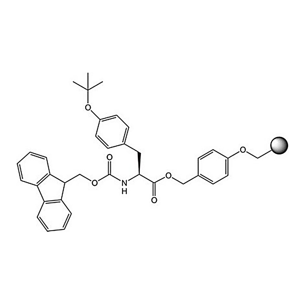 Merck Fmoc-Tyr(tBu)-Wang resin LL 100-200