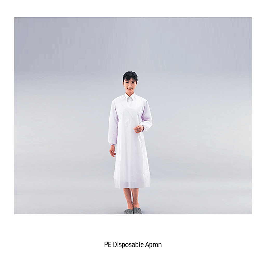 Daihan Science Disposable Apron, PE, Free-size, 일회용 앞치마