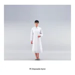 Daihan Science Disposable Apron, PE, Free-size, 일회용 앞치마