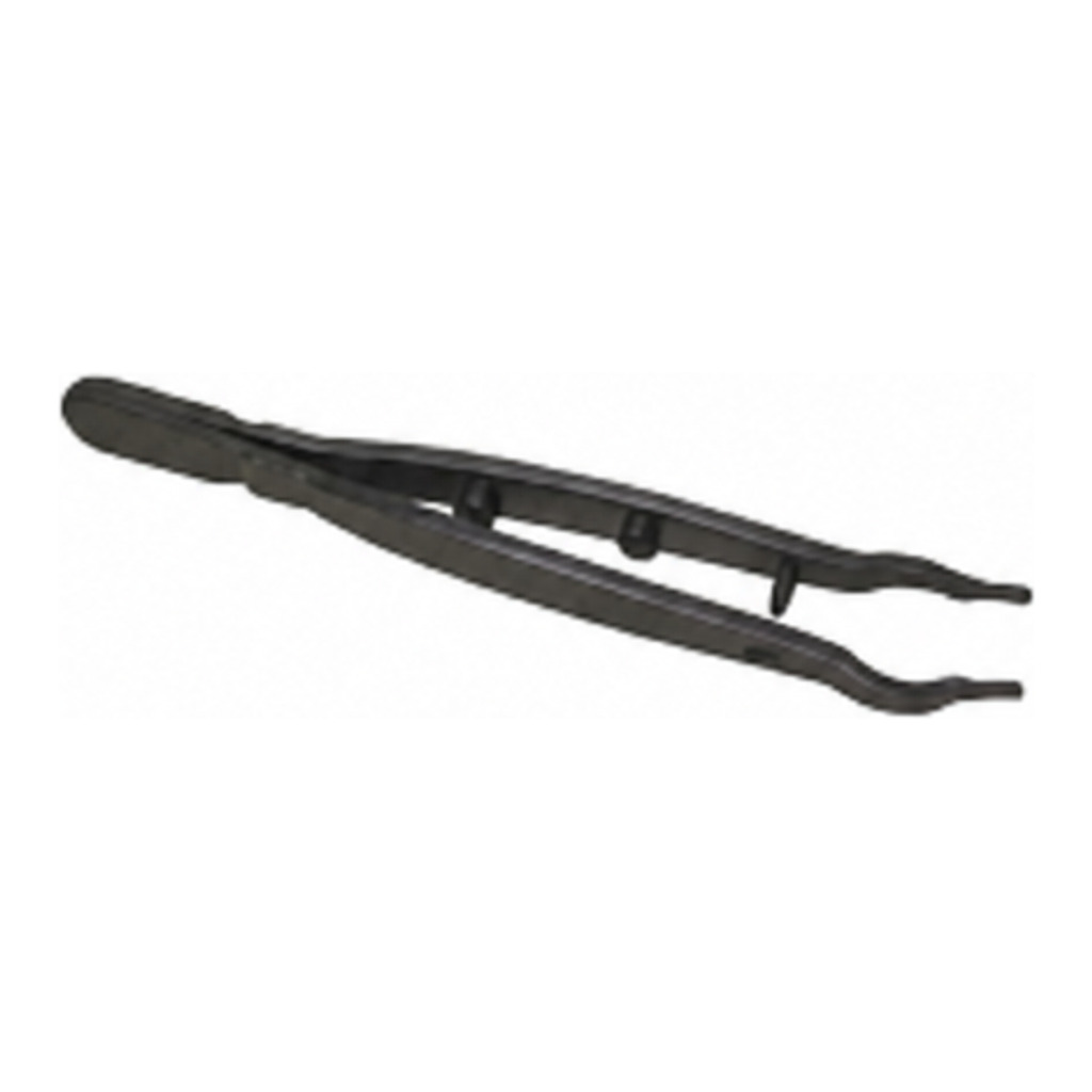[저울 부품] tweezers with cranked tip, 105mm