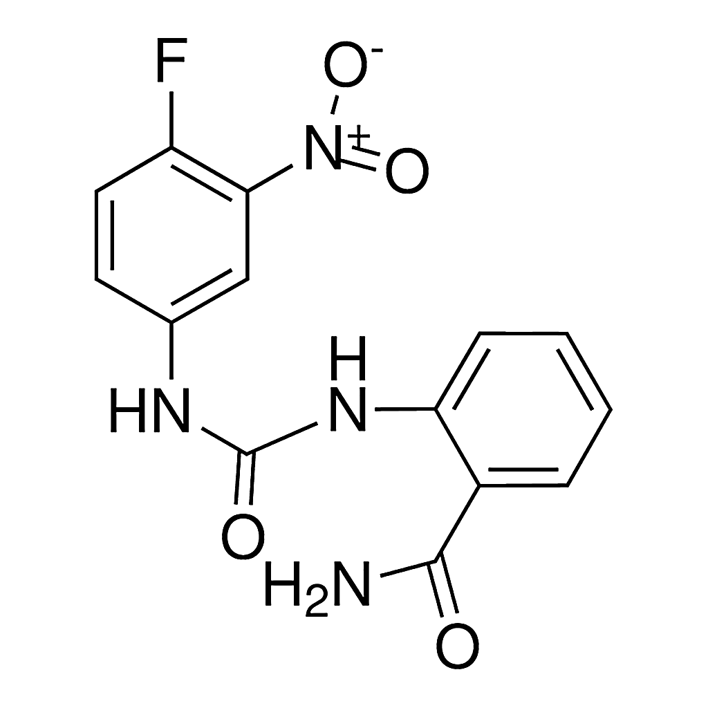 Merck 1-(2-CARBAMOYLPHENYL)-3-(4-FLU - 50 MG&