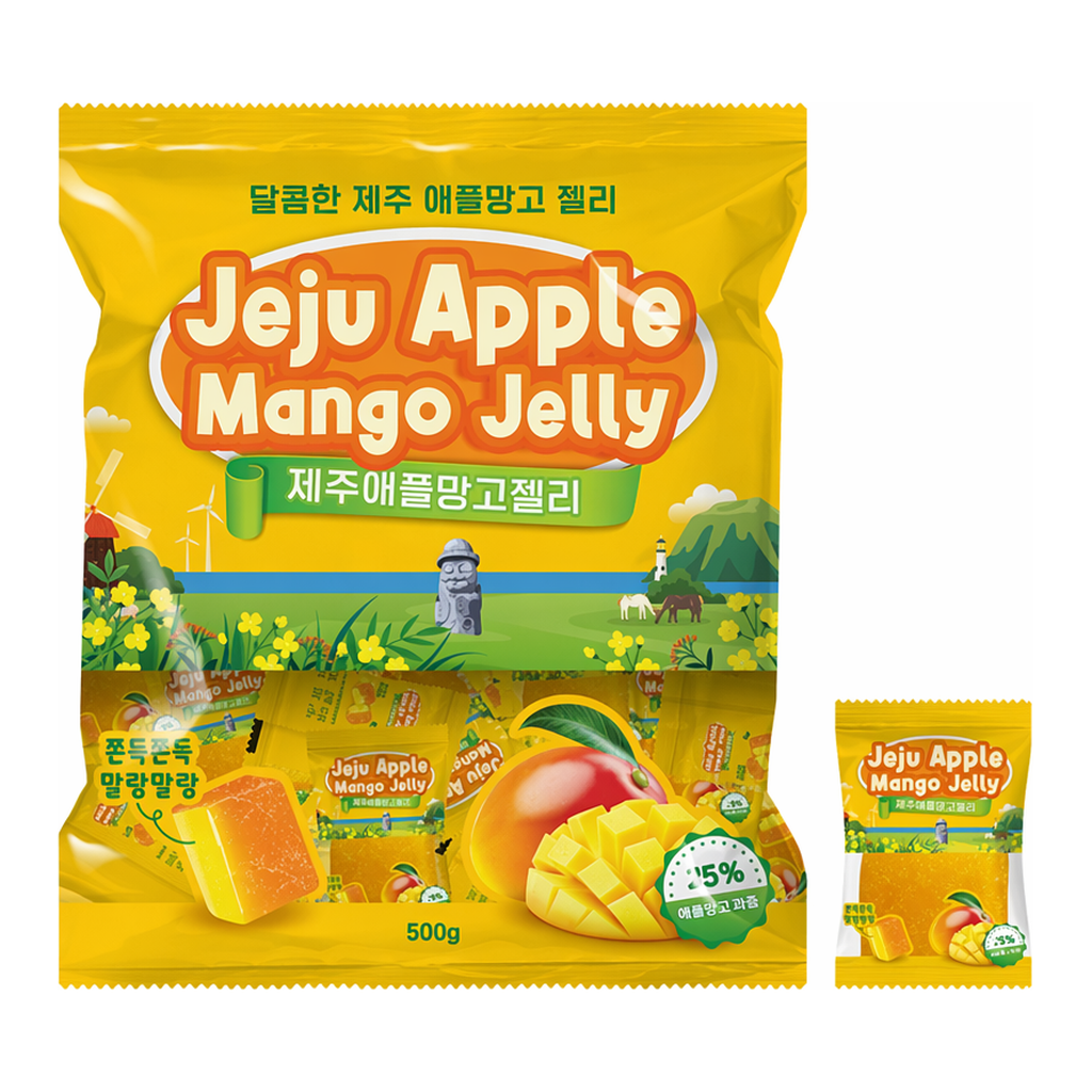 OFFICENEX [장기품절]
[P]제주애플망고젤리 (500g)