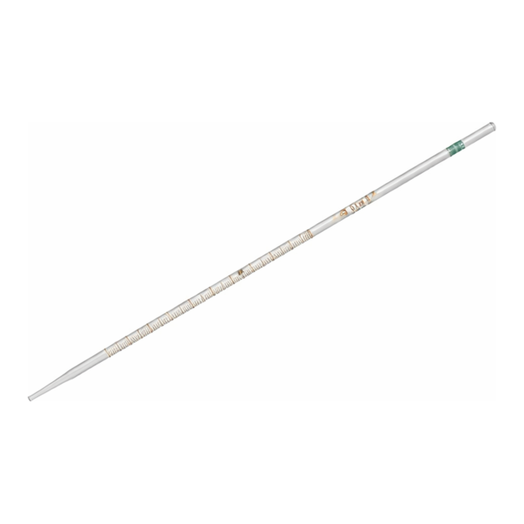 AS ONE Intermediate Measuring Pipette 0.1mL With Test Results Document