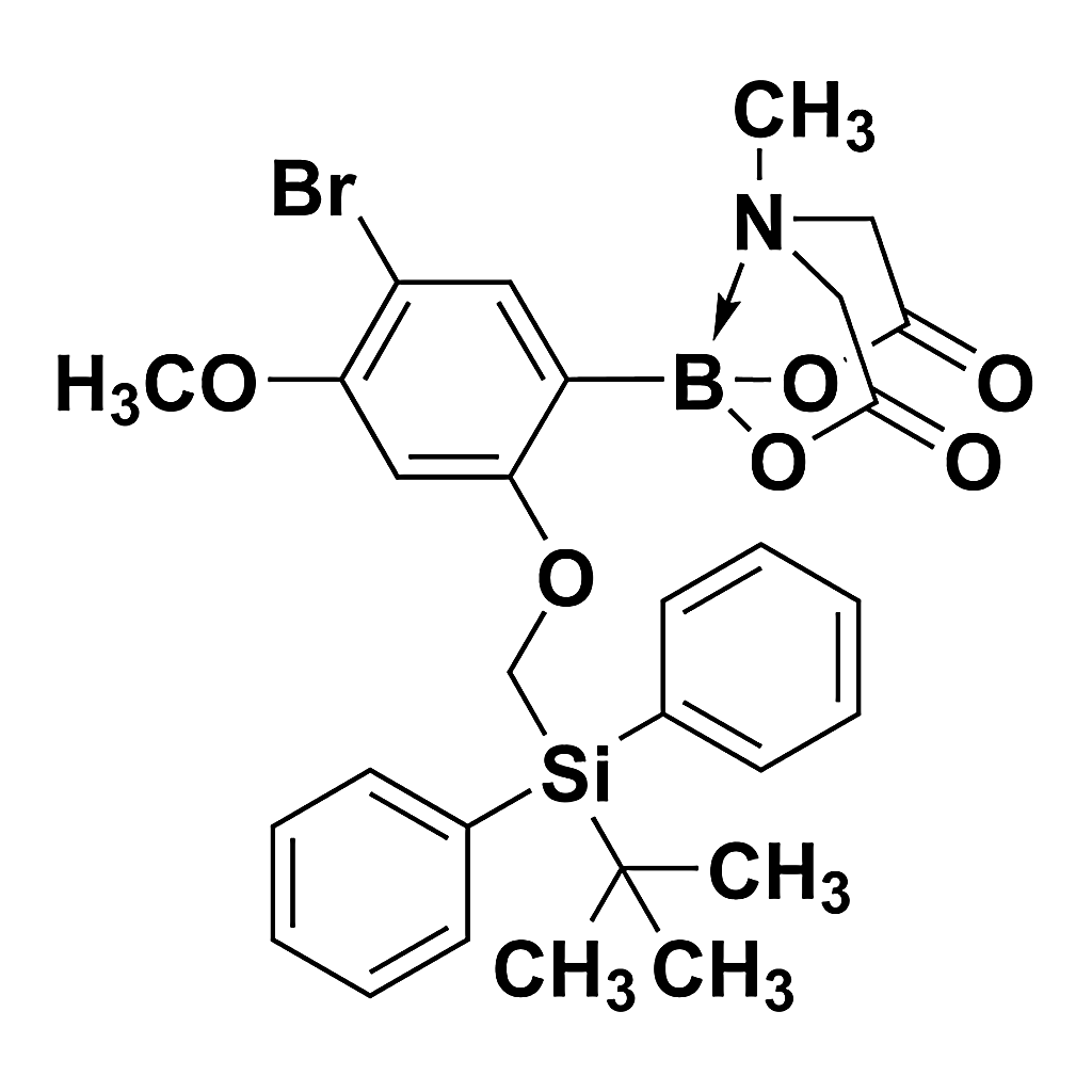 Merck 5-Bromo-4-methoxy-2-TBDPS(benzyloxy)-boronic acid MIDA ester