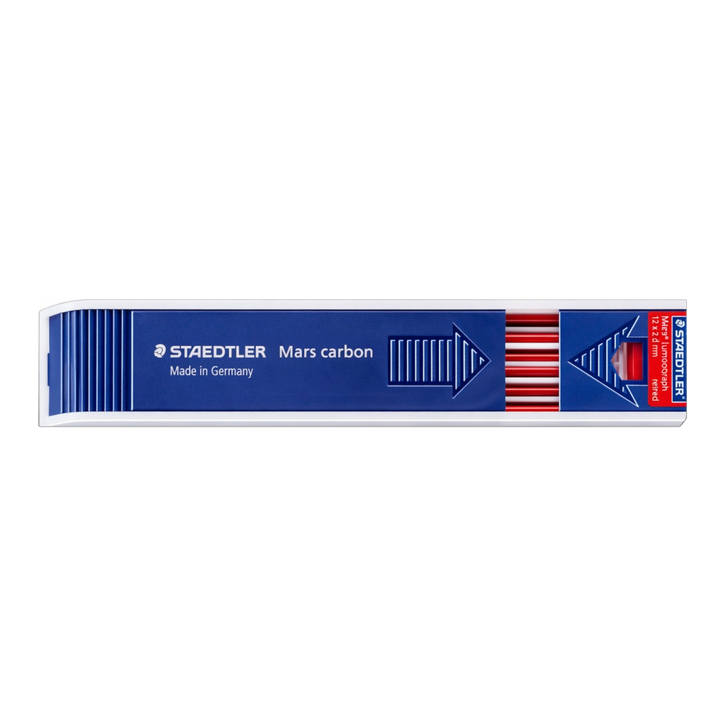 OFFICENEX 스테들러 204-2 컬러홀더심(12본입 2.0mm 적색)