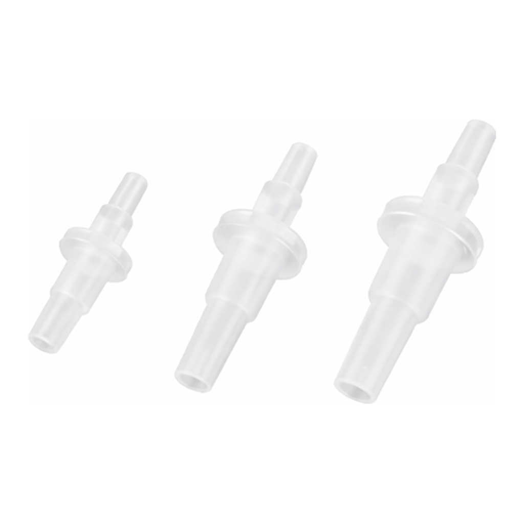AS ONE Laboran Tube Connector (For Soft Tubes) Type I Different Diameter ID (1.0 -1.6) x (1.6 -2.4)