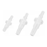 AS ONE Laboran Tube Connector (For Soft Tubes) Type I Different Diameter ID (1.0 -1.6) x (1.6 -2.4)