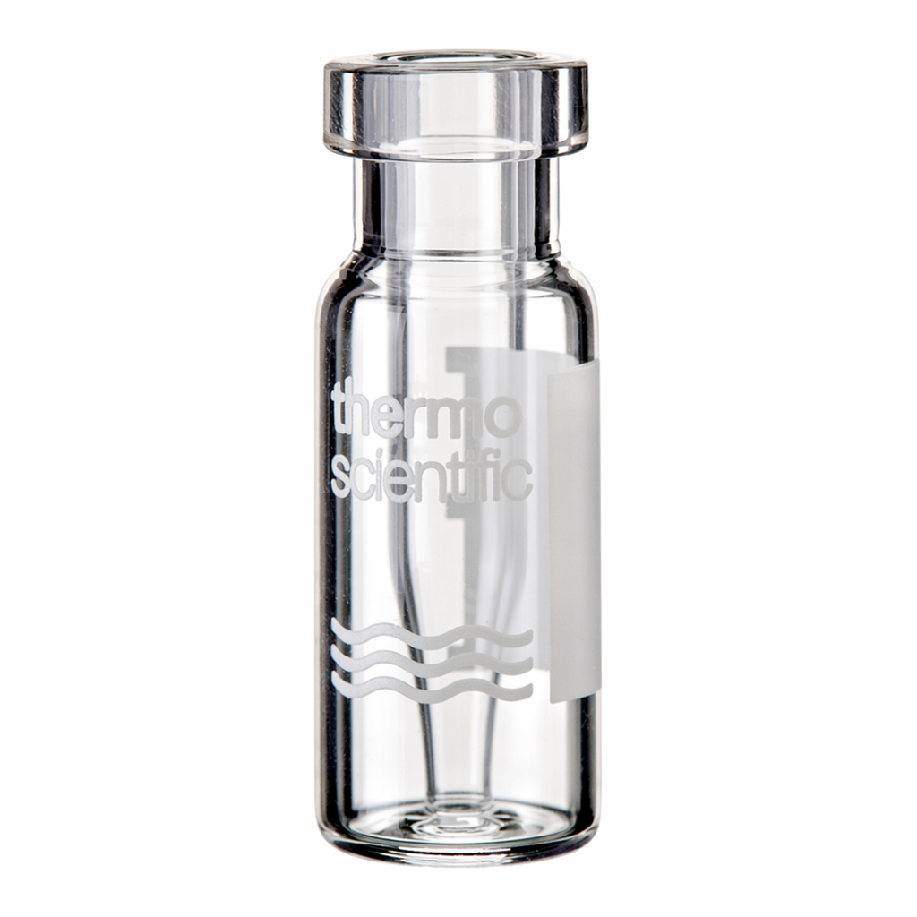 Thermo Fisher Scientific <2 ml 시료용 SureSTART 0.3 ml 유리 크림프 탑 마이크로바이알, 레벨 3 고성능 애플리케이션