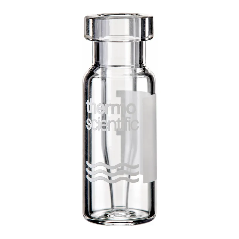 Thermo Fisher Scientific <2 ml 시료용 SureSTART 0.3 ml 유리 크림프 탑 마이크로바이알, 레벨 3 고성능 애플리케이션