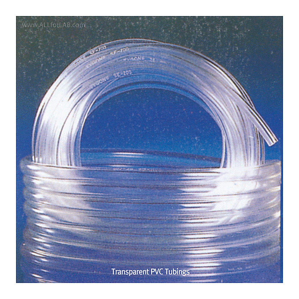 Daihan Science Transparent PVC Tubing, High Flexible, Chemical Resistant, id Φ3~Φ50mm<br>Good f